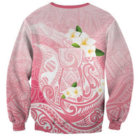 Guam Fishhook Mix Guasali Flowers Sweatshirt Dreaming Coral