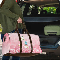 Guam Fishhook Mix Guasali Flowers Travel Bag Dreaming Coral