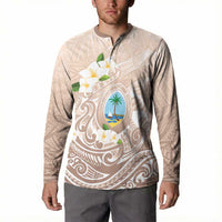 Guam Fishhook Mix Guasali Flowers Button Sweatshirt Dreaming Hazel