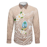 Guam Fishhook Mix Guasali Flowers Family Matching Off The Shoulder Long Sleeve Dress and Hawaiian Shirt Dreaming Hazel