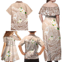 Guam Fishhook Mix Guasali Flowers Family Matching Off Shoulder Maxi Dress and Hawaiian Shirt Dreaming Hazel