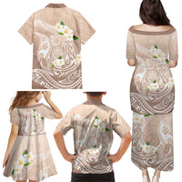 Guam Fishhook Mix Guasali Flowers Family Matching Puletasi and Hawaiian Shirt Dreaming Hazel
