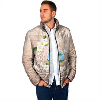Guam Fishhook Mix Guasali Flowers Padded Jacket Dreaming Hazel