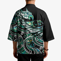 Maori Matariki - Manaia Kimono Emerald Paua Shell