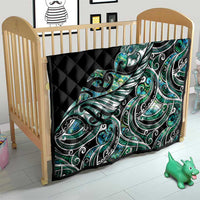 Maori Matariki - Manaia Quilt Emerald Paua Shell