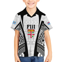 Personalised Fiji Rugby Hawaiian Shirt 2023 World Cup History Makers - White Ver LT7 - Polynesian Pride