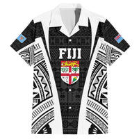 Personalised Fiji Rugby Hawaiian Shirt 2023 World Cup History Makers - Black Ver LT7 Black - Polynesian Pride