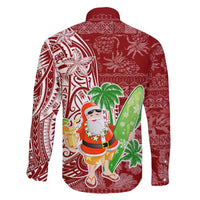Hawaii Christmas Mele Kalikimaka Family Matching Tank Maxi Dress and Hawaiian Shirt Santa Claus LT7 - Polynesian Pride