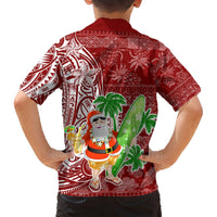 Hawaii Christmas Mele Kalikimaka Hawaiian Shirt Santa Claus LT7 - Polynesian Pride