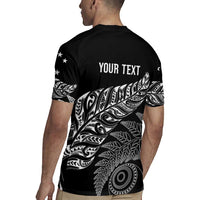 Aotearoa Personalized Lawn Bowls Maori Rugby Jersey New Zealand Black Tribal Silver Fern - Polynesian Pride