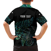 Aotearoa Personalized Lawn Bowls Maori Family Matching Summer Maxi Dress and Hawaiian Shirt New Zealand Paua Shell Tribal Silver Fern - Polynesian Pride