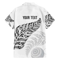 Aotearoa Personalized Lawn Bowls Maori Family Matching Mermaid Dress and Hawaiian Shirt New Zealand White Tribal Silver Fern - Polynesian Pride