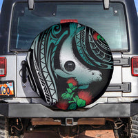 Aloha Hawaii Monk Seal Spare Tire Cover Mix Ohia Lehua