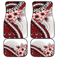 Bula Fiji Car Mats White Kaivity Masi Tapa