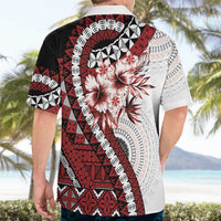 Bula Fiji Hawaiian Shirt White Kaivity Masi Tapa