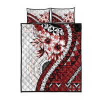 Bula Fiji Quilt Bed Set White Kaivity Masi Tapa