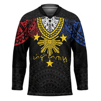 Philippines Heritage Baybayin Mix Polynesian Hockey Jersey