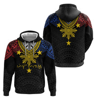 Philippines Heritage Baybayin Mix Polynesian Zip Hoodie LT7 - Polynesian Pride