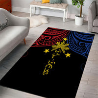 Philippines Heritage Area Rug Baybayin Philipinas Sun