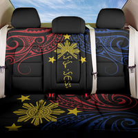 Philippines Heritage Back Car Seat Cover Baybayin Philipinas Sun