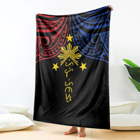 Philippines Heritage Blanket Baybayin Philipinas Sun