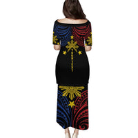 Philippines Heritage Personalized Puletasi Baybayin Philipinas Sun