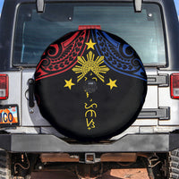 Philippines Heritage Spare Tire Cover Baybayin Philipinas Sun