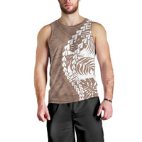Polynesian Pride Men Tank Top Polynesia Tribal - Tropical Brown LT7 - Polynesian Pride