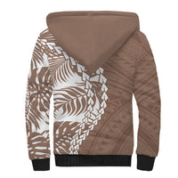 Polynesian Pride Sherpa Hoodie Polynesia Tribal - Tropical Brown LT7 - Polynesian Pride