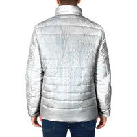 Samoa Lotu Tamaiti Mamanu Siapo Padded Jacket Off White Plumeria LT7 - Polynesian Pride