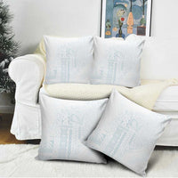 Samoa Lotu Tamaiti Mamanu Siapo Pillow Cover Off White Plumeria - Polynesian Pride