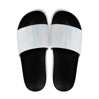 Samoa Lotu Tamaiti Mamanu Siapo Slide Sandals Off White Plumeria - Polynesian Pride