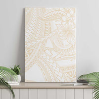 Samoa Lotu Tamaiti Ivory Canvas Wall Art Teuila Tatau - Polynesian Pride