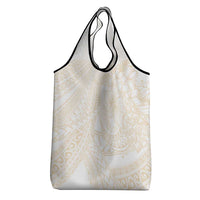 Samoa Lotu Tamaiti Ivory Grocery Bag Teuila Tatau - Polynesian Pride