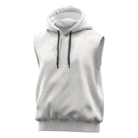 Samoa Lotu Tamaiti Ivory Sleeveless Hoodie Teuila Tatau - Polynesian Pride