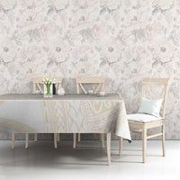 Samoa Lotu Tamaiti Ivory Tablecloth Teuila Tatau - Polynesian Pride