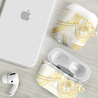 Samoa Lotu Tamaiti Gold AirPods Case Teuila Tatau LT7 - Polynesian Pride