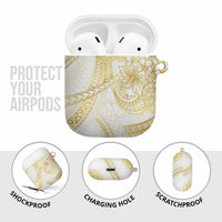 Samoa Lotu Tamaiti Gold AirPods Case Teuila Tatau LT7 - Polynesian Pride