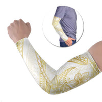 Samoa Lotu Tamaiti Gold Arm Sleeves Teuila Tatau - Polynesian Pride