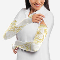 Samoa Lotu Tamaiti Gold Arm Sleeves Teuila Tatau - Polynesian Pride