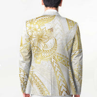 Samoa Lotu Tamaiti Gold Blazer Teuila Tatau - Polynesian Pride