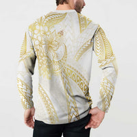 Samoa Lotu Tamaiti Gold Button Sweatshirt Teuila Tatau - Polynesian Pride