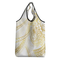 Samoa Lotu Tamaiti Gold Grocery Bag Teuila Tatau - Polynesian Pride