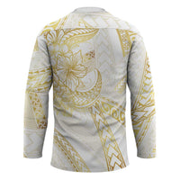 Samoa Lotu Tamaiti Gold Hockey Jersey Teuila Tatau - Polynesian Pride