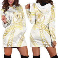 Samoa Lotu Tamaiti Gold Hoodie Dress Teuila Tatau - Polynesian Pride