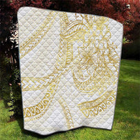 Samoa Lotu Tamaiti Gold Quilt Teuila Tatau - Polynesian Pride
