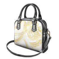 Samoa Lotu Tamaiti Gold Shoulder Handbag Teuila Tatau - Polynesian Pride