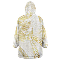 Samoa Lotu Tamaiti Gold Wearable Blanket Hoodie Teuila Tatau - Polynesian Pride