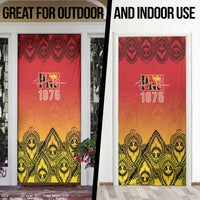 Papua New Guinea 1975 To The Future Door Cover Sepik Masks LT7 - Polynesian Pride