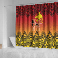 Papua New Guinea 1975 To The Future Shower Curtain Sepik Masks LT7 - Polynesian Pride